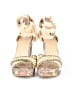 Stuart Weitzman Print Gold Yellow Wedges Size EU 38 1/2 - photo 2