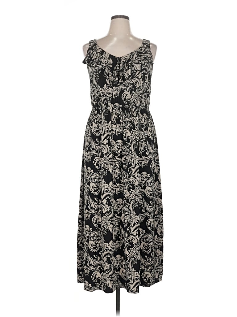 Pre-owned Unbranded Casual Dress In Black