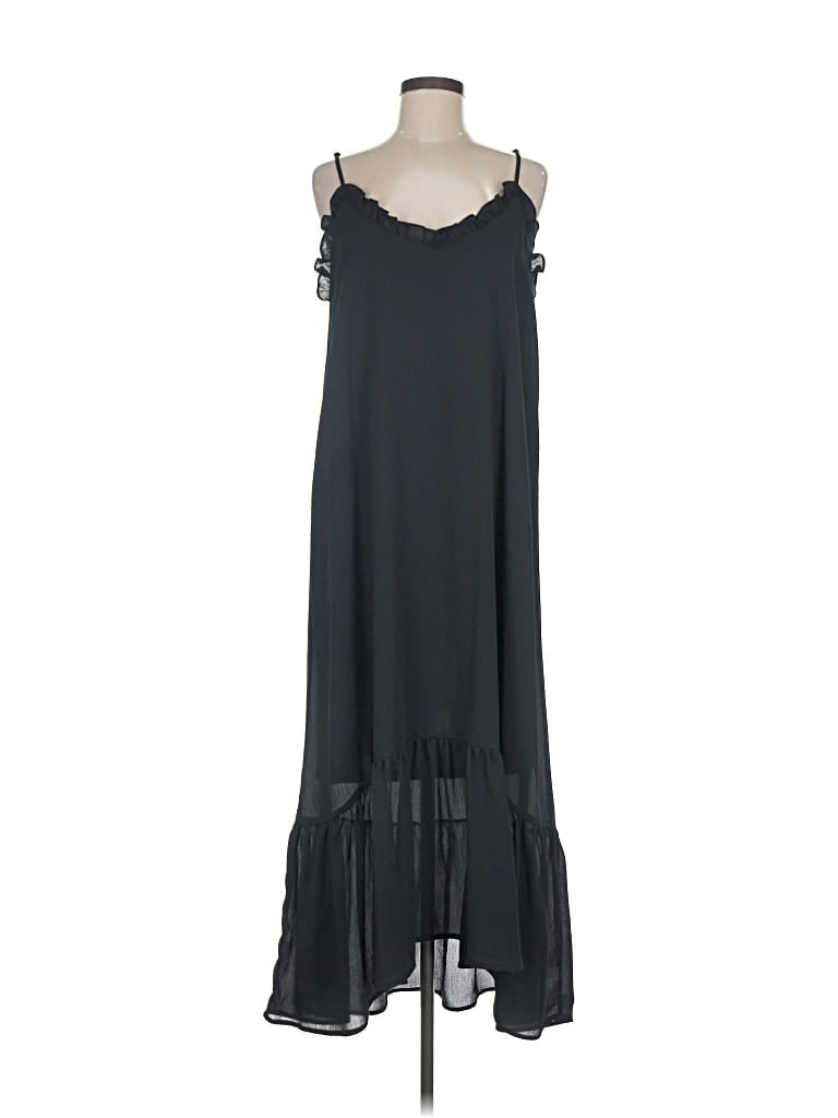 Pre-owned Assorted Brands Casual Dress In Black