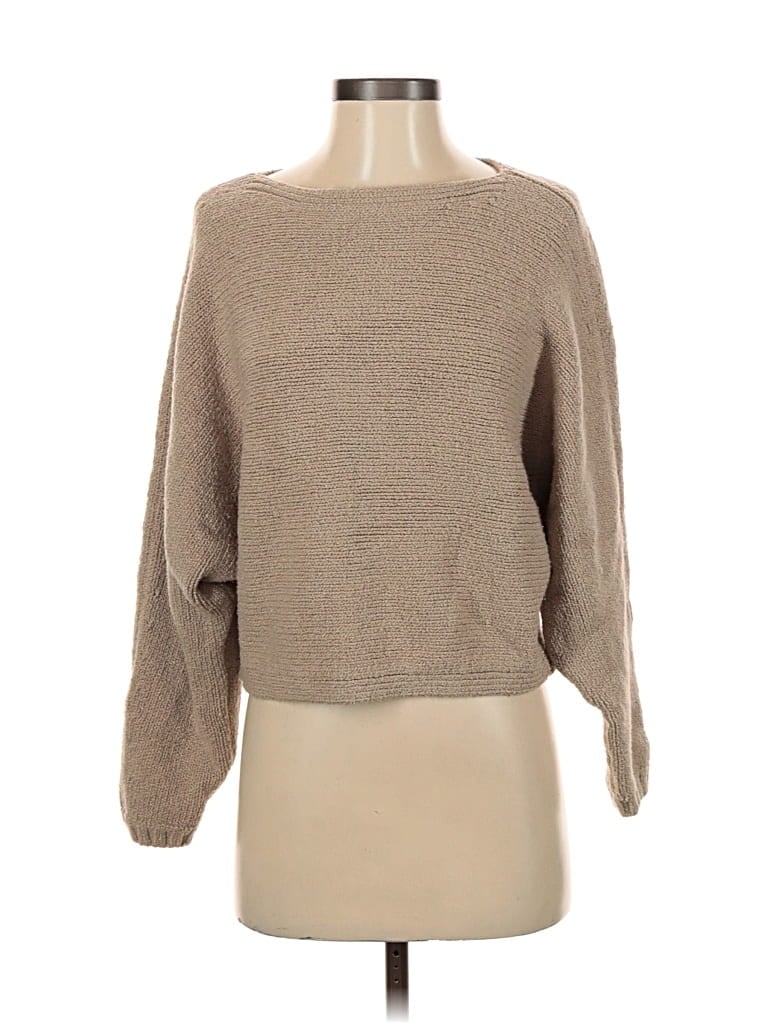 Pre-owned Abercrombie & Fitch Pullover Sweater In Brown