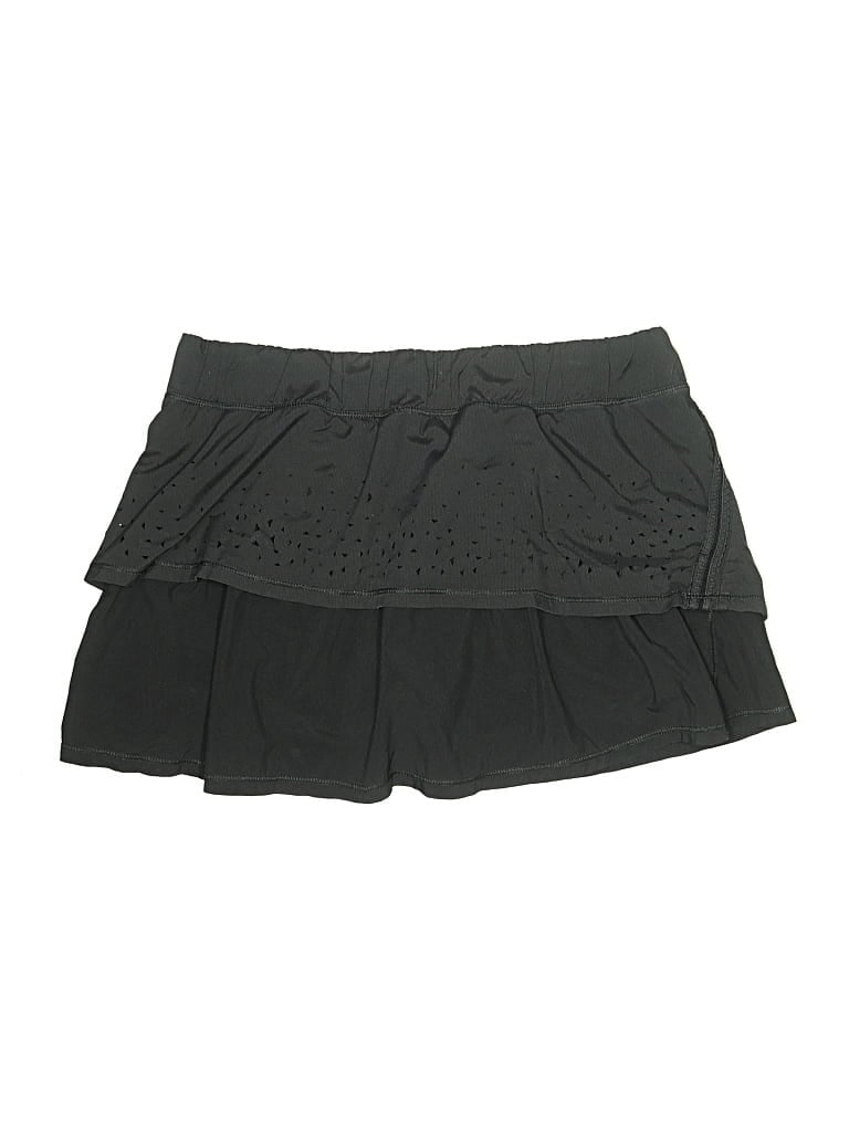 Pre-owned Lululemon Athletica Active Skort In Black