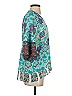 Hale Bob 100% Polyester Teal 3/4 Sleeve Blouse Size S - photo 4