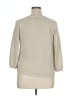 DKNY 100% Polyester Chevron-herringbone Ivory Cardigan Size XL - photo 2