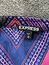 Express Chevron-herringbone Purple Casual Skirt Size XS - photo 4