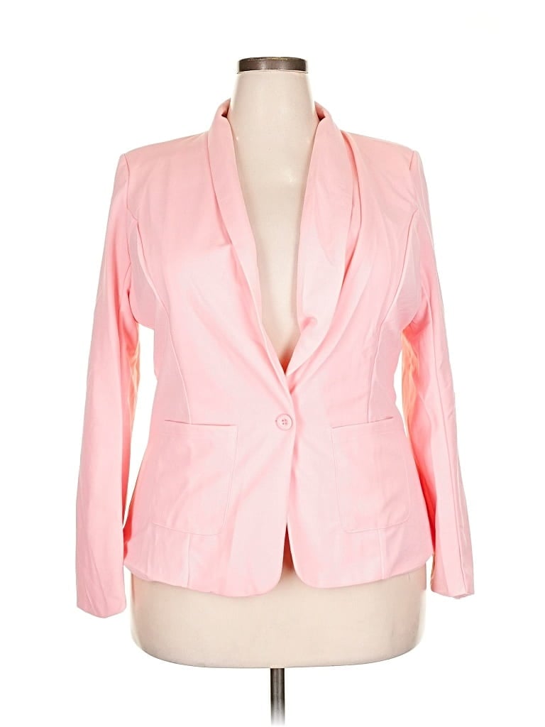 Pre-owned Chicme Blazer Jacket In Pink