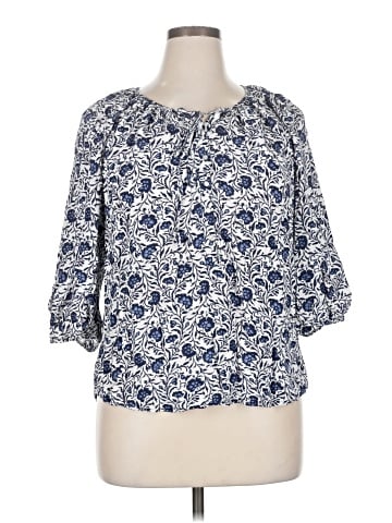 Ava Christine 3/4 Sleeve Blouse (view 1)