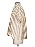 Madewell Stripes Tan Ivory Short Sleeve Button-Down Shirt Size XXS - photo 5