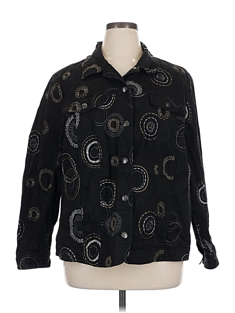 Pre-owned Jm Collection Jacket In Black