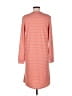 Assorted Brands Stripes Orange Casual Dress Size M - photo 2