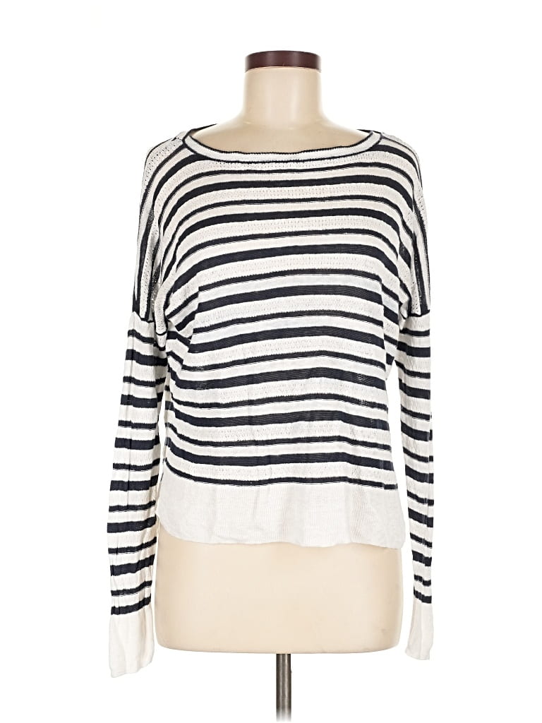 Pre-owned Cynthia Rowley Pullover Sweater In White