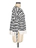 Cynthia Rowley 100% Linen Stripes White Pullover Sweater Size M - photo 4