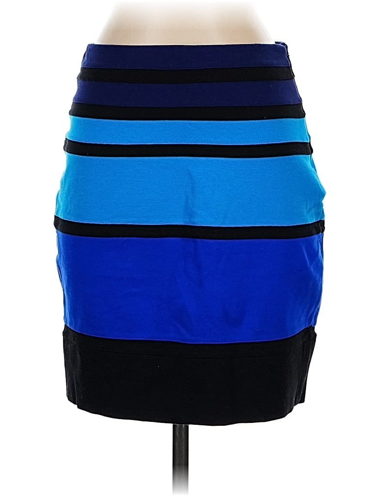 Pre-owned Express Casual Skirt In Blue