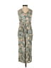 American Eagle Outfitters 100% Viscose Tropical Teal Jumpsuit Size S - photo 1