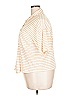 Torrid Stripes Ivory Short Sleeve Blouse Size 2X Plus (2) - photo 5