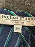 Inclán Studio Blue Teal Long Sleeve Blouse Size M - photo 7