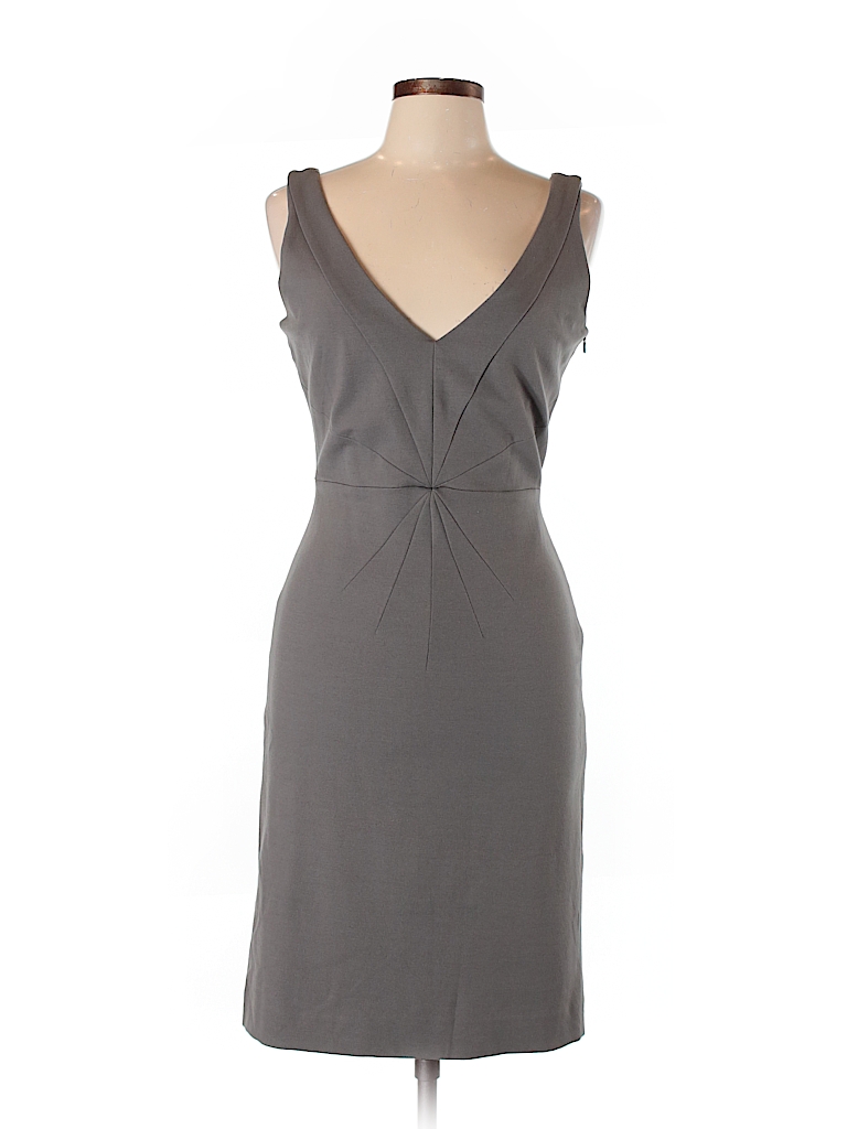 Banana Republic Solid Gray Casual Dress Size 10 - 71% off | thredUP