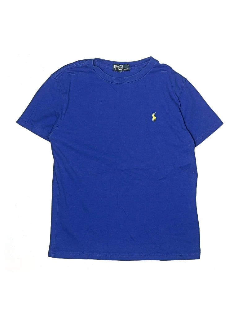Pre-owned Polo By Ralph Lauren Kids' Short Sleeve T-shirt In Blue