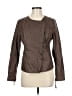 Eileen Fisher 100% Cotton Brown Jacket Size M (petite) - photo 1