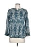 Joe Fresh Blue 3/4 Sleeve Blouse Size L - photo 1