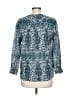 Joe Fresh Blue 3/4 Sleeve Blouse Size L - photo 2
