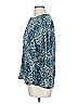 Joe Fresh Blue 3/4 Sleeve Blouse Size L - photo 5