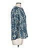 Joe Fresh Blue 3/4 Sleeve Blouse Size L - photo 4