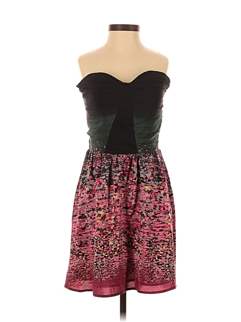 Pre-owned Charlie Jade Cocktail Dress In Burgundy