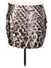 Express Animal Print Silver Casual Skirt Size L - photo 2
