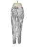 Ann Taylor LOFT 100% Lyocell Stripes Silver Casual Pants Size 4 - photo 2