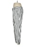 Ann Taylor LOFT 100% Lyocell Stripes Silver Casual Pants Size 4 - photo 5