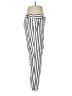 Ann Taylor LOFT 100% Lyocell Stripes Silver Casual Pants Size 4 - photo 4