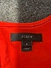J.Crew 100% Polyester Solid Red Casual Dress Size 2 - photo 7