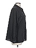 Elementz Polka Dots Black Long Sleeve Blouse Size L - photo 4
