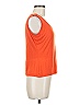 St. John Orange Sleeveless Top Size L - photo 4