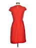 J.Crew 100% Polyester Solid Red Casual Dress Size 2 - photo 2
