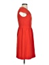 J.Crew 100% Polyester Solid Red Casual Dress Size 2 - photo 4