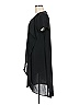 Chico's 100% Polyester Solid Black Casual Dress Size Med (1) - photo 5