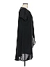 Chico's 100% Polyester Solid Black Casual Dress Size Med (1) - photo 4