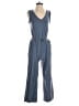 Garnet Hill Solid Blue Jumpsuit Size XS - photo 1