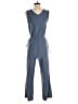 Garnet Hill Solid Blue Jumpsuit Size XS - photo 2