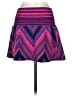 Express Chevron-herringbone Purple Casual Skirt Size XS - photo 2