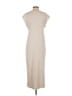 Zara Solid Tan Casual Dress Size S - photo 2