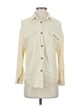Asos Design 3/4 Sleeve Button Down Shirt