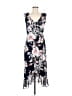 Connected Apparel Floral Blue Cocktail Dress Size 6 - photo 1