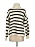 Line & Dot 100% Polyester Stripes Ivory Pullover Sweater Size XS - photo 2