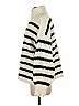 Line & Dot 100% Polyester Stripes Ivory Pullover Sweater Size XS - photo 5
