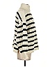 Line & Dot 100% Polyester Stripes Ivory Pullover Sweater Size XS - photo 4