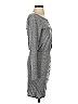 Leith Solid Gray Casual Dress Size XS - photo 4