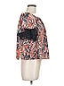Weekend Orange Short Sleeve Blouse Size M - photo 4