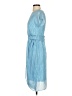 H By Halston 100% Polyester Blue Casual Dress Size 0 - photo 5